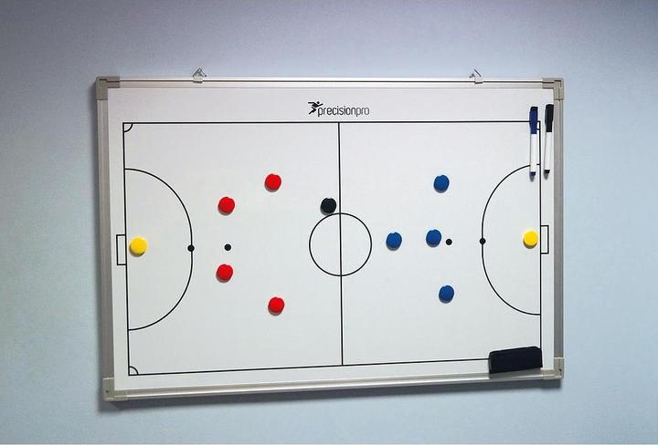 Precision Doppelseitige Fussball-taktiktafel 90x60 Cm