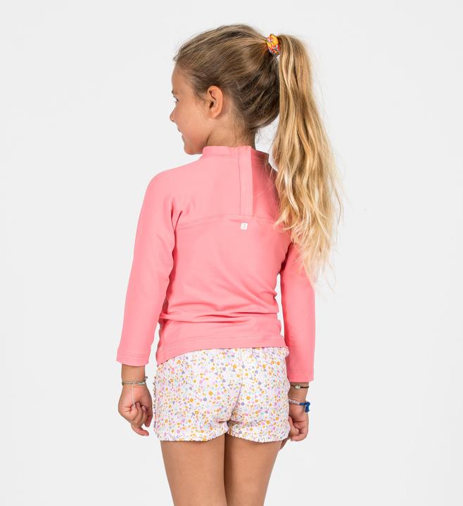 Actual product image Nabaiji Schwimmshorts Baby/Kinder - Print Blumen weiss/rosa (76, 78)