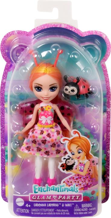 Actual product image Enchantimals GLAM PARTY™ LADONNA LADYBUG™ Doll