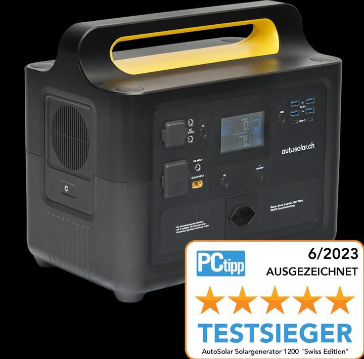 Image du produit Autosolar Générateur solaire 1200 Swiss Edition (1228 Wh, 15.50 kg)