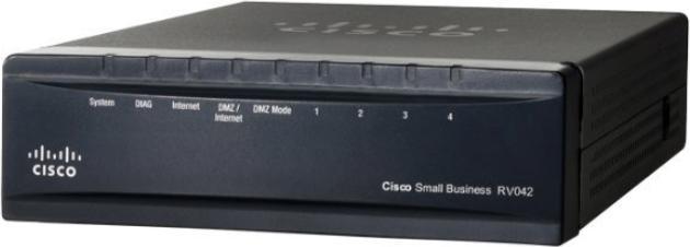 Produktbild Cisco RV042, 4-Port VPN Router mit 2 WAN Ports