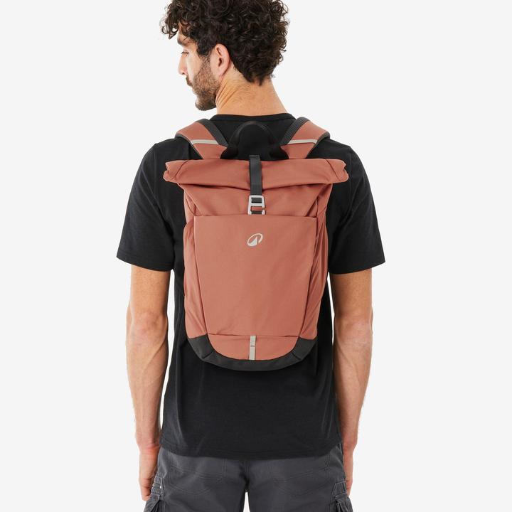 Image du produit Quechua Sac à dos de randonnée 16L+4, NH500 Escape Rolltop terracota (21 l)
