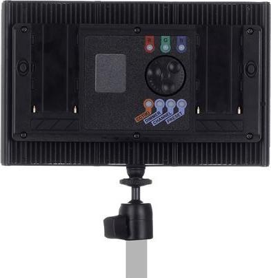 Actual product image Falcon Eyes RGB LED lamp set T8 incl. rechargeable battery (Ring light)