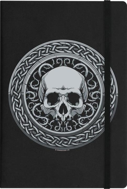 Immagine prodotto Grindstore Taccuino romano A5 con motivo a teschio con copertina rigida (A5, Righe, Copertina rigida)