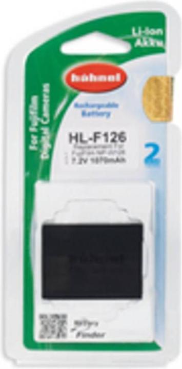 Actual product image Hähnel Replacement battery HL-F126, for Fuji NP-W126 (Camera battery)