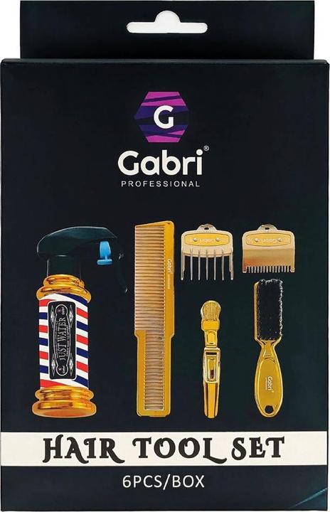 Image du produit Gabri Set professionnel d'outils de coiffure en or pour barbier