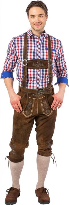 Produktbild Orlob Trachten Latzhose Herren: Kniebundlederhose Oktoberfest (50)