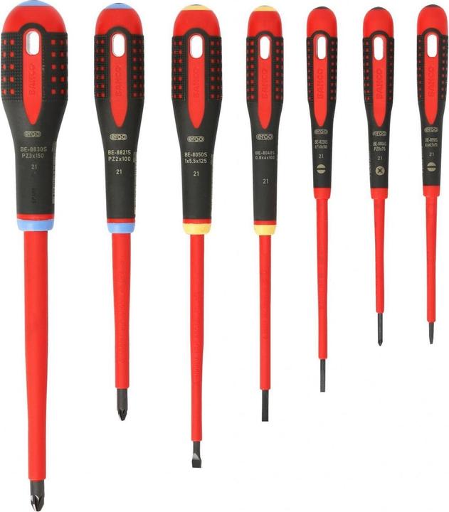Produktbild Bahco Be9888s Ergo Vde Isolierter SchraubendreherSatz 7 Teile