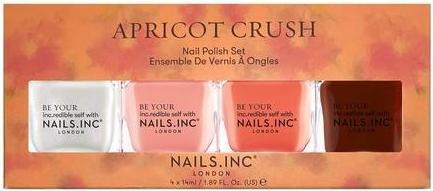 Immagine prodotto Nails Inc Set di smalti per unghie 4 pezzi Apricot Crush 14ml - Confezione da 4