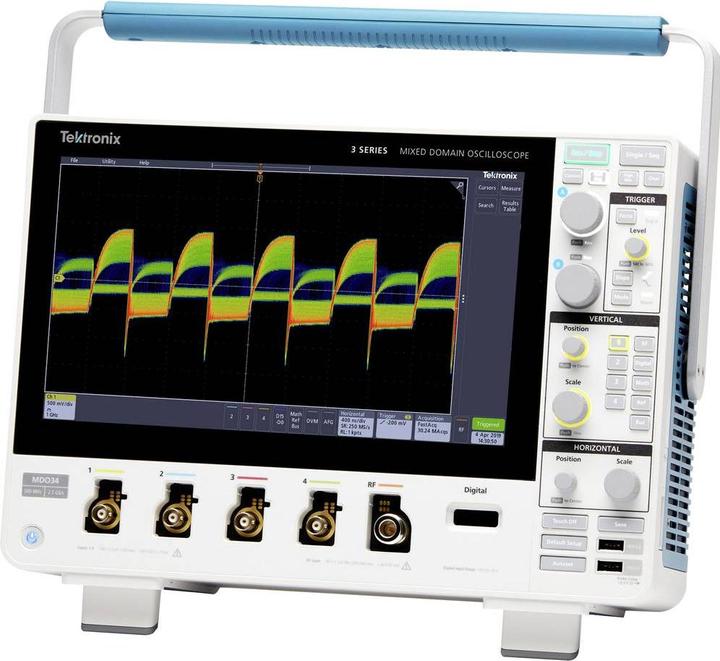 Produktbild Tektronix MDO34 3-BW-200 Digital-Oszilloskop 200MHz 2.5 GSa/s 10 Mpts 8 Bit 1St.