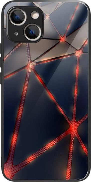 Produktbild Art iPhone 14 Plus Glas Gummi Schutzhülle Laser (Apple iPhone 14 Plus)