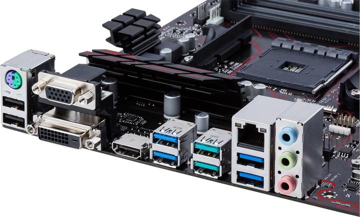 Actual product image ASUS Prime B350-Plus (AM4, AMD B350, ATX)