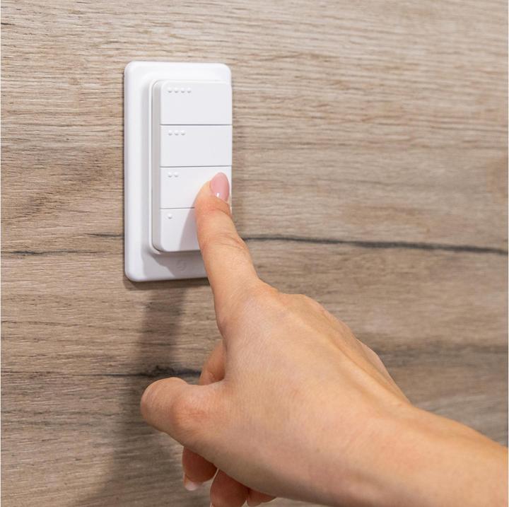 Actual product image Shelly BLU RC Button 4 (Device-specific remote control, Bluetooth)