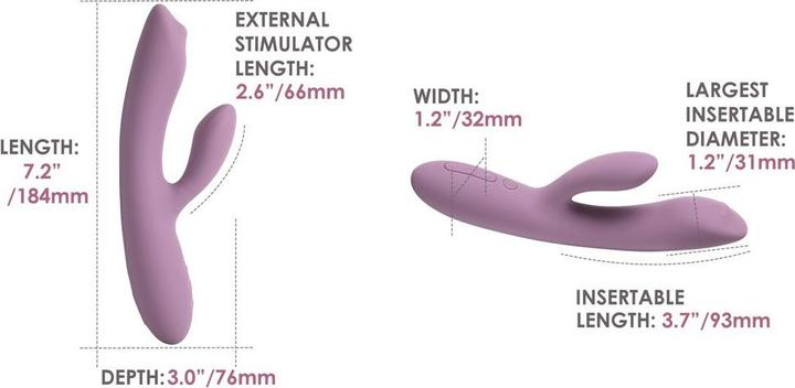 Image du produit Svakom Trysta Neo Vibromasseur Rabbit pour Point G - Rose