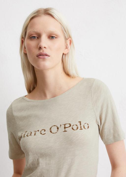 Actual product image Marc O'Polo Women's t-shirt with printed logo on the inside of the chest (S)