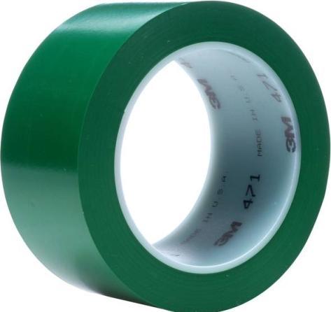 Produktbild 3M 471F 471GR50 PVC-Klebeband Grün (L x B) 33 m x 50 mm 1 Rolle(n) (471GR50) (50 mm)