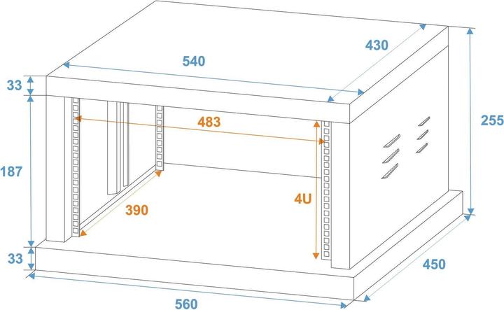 Image du produit Omnitronic Rack SR19 (Rack 19)