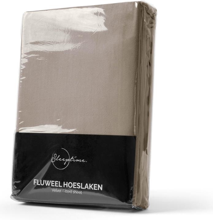 Produktbild Sleeptime Samt Spannbettlaken (140 x 200 cm)