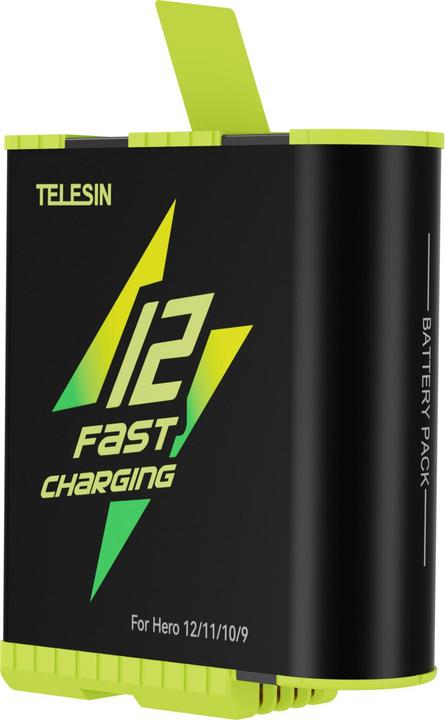 Actual product image Telesin Fast charge box +2 battery for GoPro Hero 9/10/11 GP-FCK-B11 (11, 12, GoPro Hero 9)