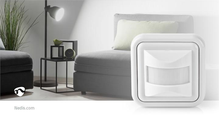 Image du produit Nedis Détecteur de mouvement intérieur 2-Wire / 3-Wire 160 ° 5-200 W 200 W 500 W 3-2000 Lux Technologie (9 m)