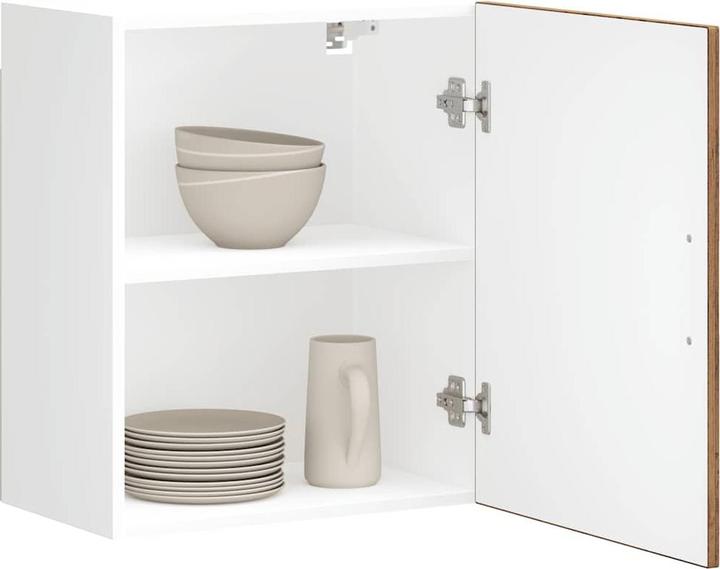 Image du produit VidaXL Armoire suspendue de cuisine Porto aspect vieux bois Matériau dérivé du bois Armoire murale de (60 x 31 x 40 cm)