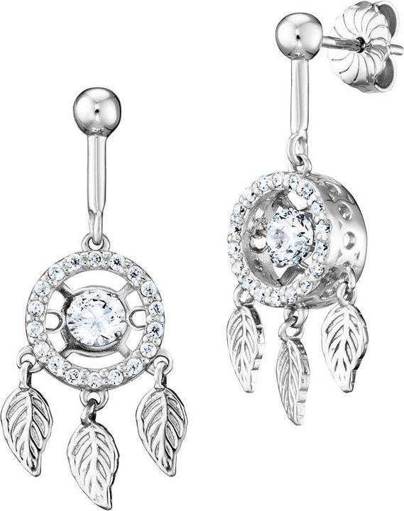 Julie Julsen Dancing Stone Flying Leaves Ohrstecker (Silber 925)