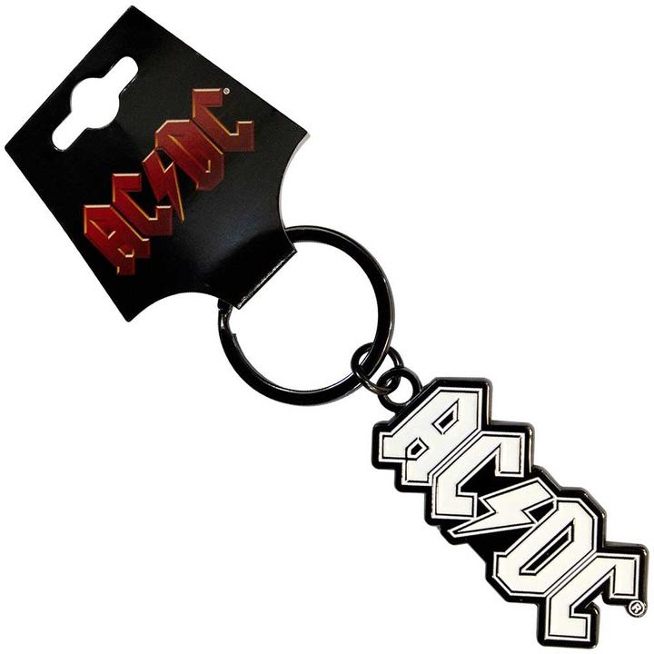 AC/DC Logo Mono Schlüsselanhänger