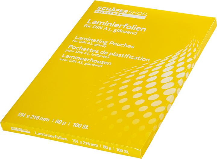 Produktbild Schäfer Shop Laminierfolien (A5, 100 Stück, 80 µm)