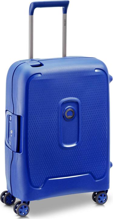 Delsey Moncey Slim Cabin Trolley Case - 55 cm - Blue (37 l, Handgepäck (bis 50l))