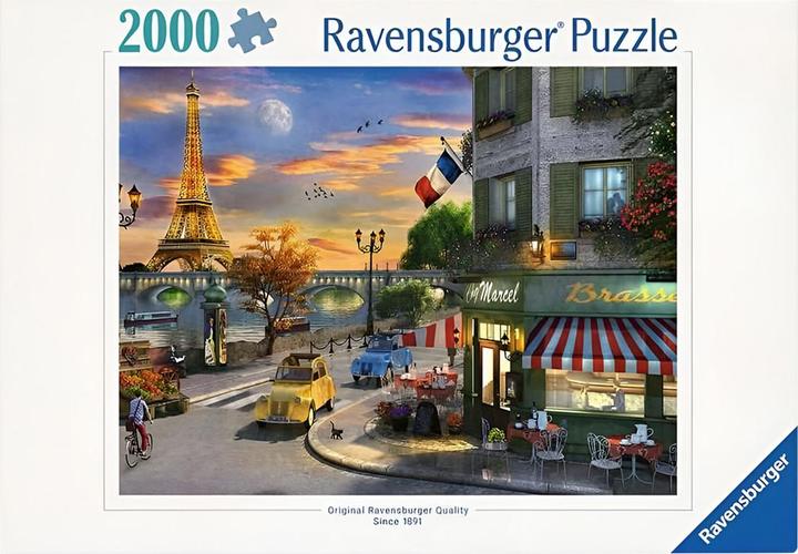 Immagine prodotto Ravensburger Un'ora di sera romantica a Parigi (2000 pezzi)