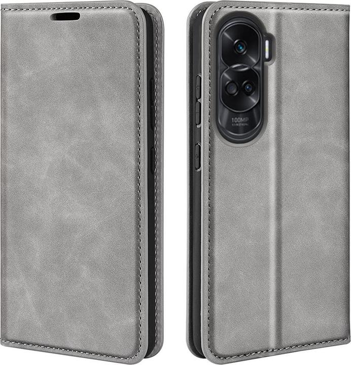 Productafbeelding Cover-Discount Honor 90 Lite - Stand Flip Hoesje Grijs (Honor 90 Lite)