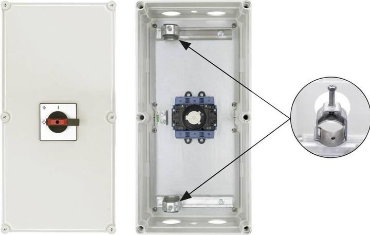 Actual product image Kraus & Naimer KG160.T103/D-A066.STM Repairable switch, lockable 1 x 90 ° switch
