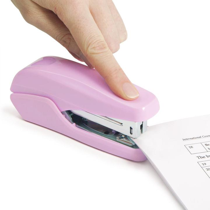 Immagine prodotto Rapesco 1339 X5-25ps Cucitrice a basso sforzo - 25 fogli - Rosa (25 lamelle)