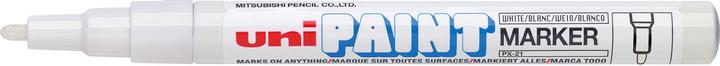 Image du produit Uni-ball Marqueur indélébile PAINT (PX-21), blanc (Blanc, 1.50 mm, 1 x)
