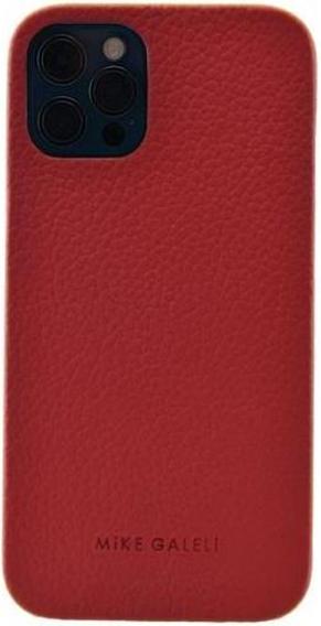 Immagine prodotto Mike Galeli Copertina rigida in vera pelle Lenny swiss rosso (Apple iPhone 12 Pro Max)