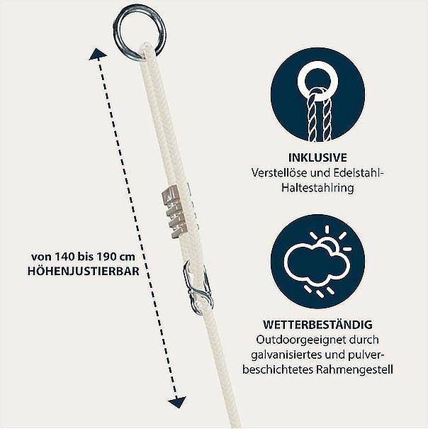 Productafbeelding Hudora Nest Swing Lounge 110 cm, Zand