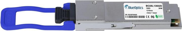 Actual product image BlueOptics NVIDIA MMA1L30-CR compatible QSFP28 BO28L13602D