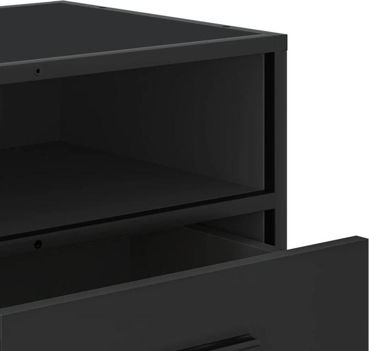 Image du produit VidaXL Armoire TV Lowboard Meuble TV Métal dérivé du bois (80 x 34.5 x 40 cm)