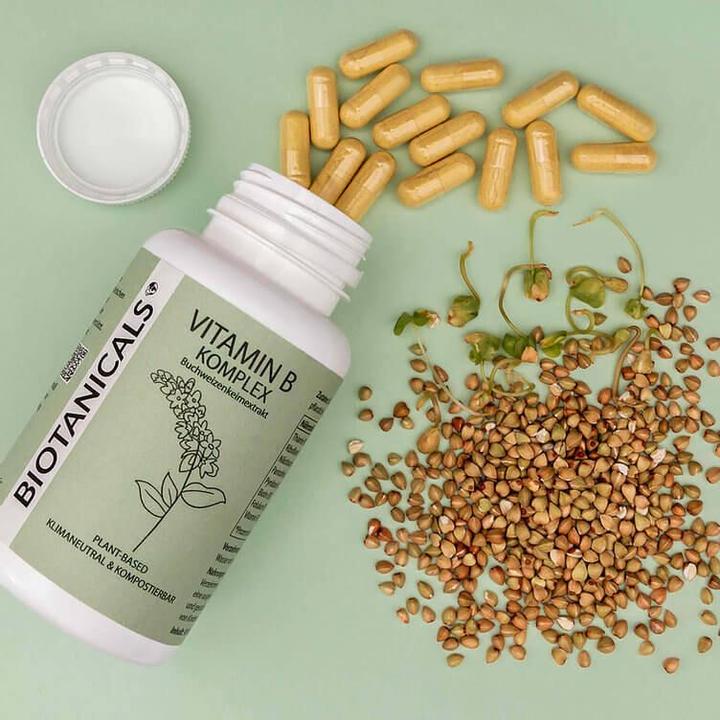 Actual product image Biotanicals Vitamin B Complex 90 capsules (90 Piece, Capsules, 65 g)
