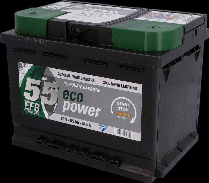Produktbild Cartec Eco Power 55 EFB (12 V, 55 Ah, 480 A)