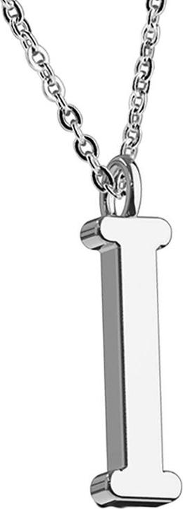 Star Piercing Kette silber Anhänger Buchstabe I (Chirurgenstahl 316L, ohne Messing)
