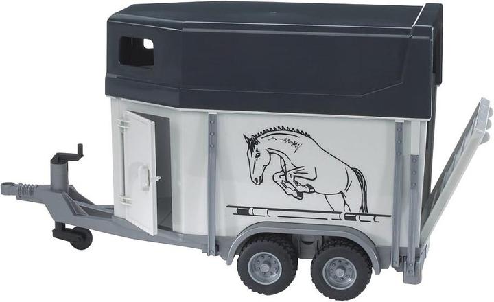 Produktbild Bruder Land Rover Defender mit Pferdeanhänger