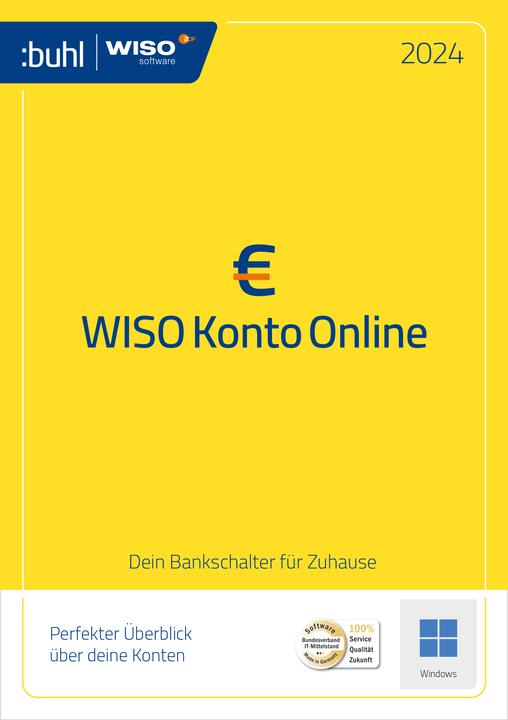 Produktbild Buhl Data Service Buhl Data WISO Konto Online 2024 Download Code (1 User, unbegrenzt)