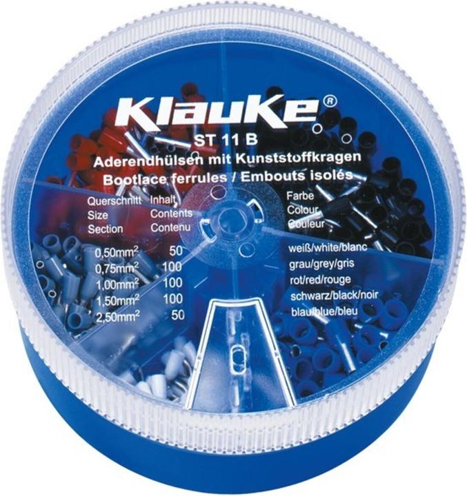 Klauke Wire end ferrule assortment ST 11 B 400 pieces
