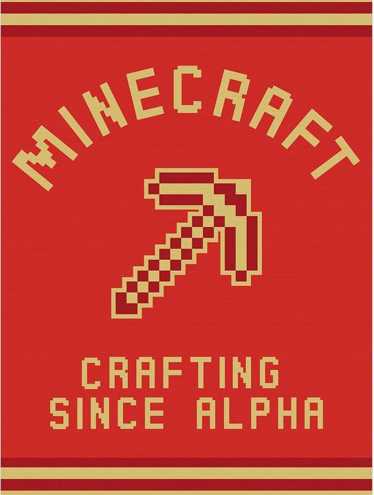 Image du produit Minecraft - Impression sur toile CRAFTING SINCE ALPHA (80 x 60 cm)