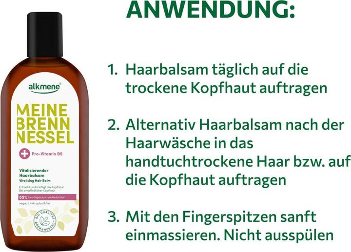 Actual product image Alkmene MEINE BRENNESSEL, Vitalisierender Haarbalsam (250 ml)