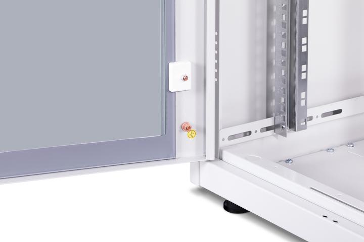 Produktbild Assmann DIGITUS 42HE Unique Netzwerkschrank 600x800mm Glastür Grau (42 HE, 19 Zoll Rack)