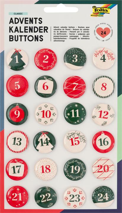 Image du produit Folia Chiffres du calendrier de l'Avent