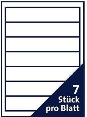 Produktbild Soennecken Ordneretikett 66308 schmal/kurz sk weiss 700 St./Pack.