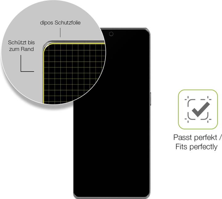 Produktbild Dipos Full Cover Schutzfolie Matt (1 Stück, Cubot X90)